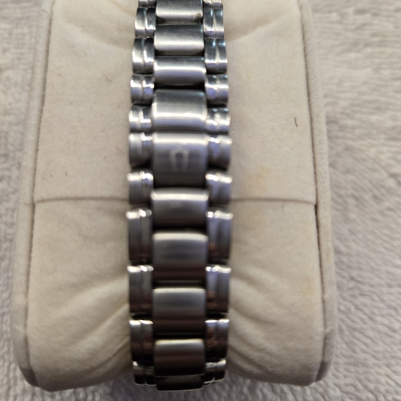 Bulova Silver and White Woman's Watch - Picture 2 of 3
